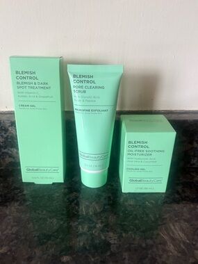 NEW global beauty care set of 3 blemish control products